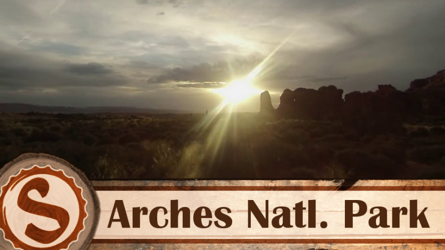 Sunset At Arches National Park
