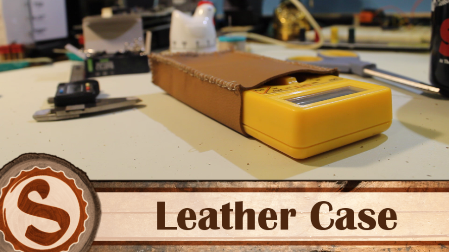 Making a Leather Pouch for a Multimeter